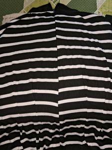 Striped Puff Sleeve Top