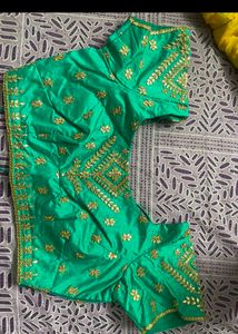 Turquoise &amp; Yellow Lehenga Choli