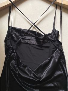 ✨ H&amp;M Black Satin Slip Dress ✨
