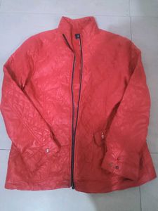combo jacket red nd black