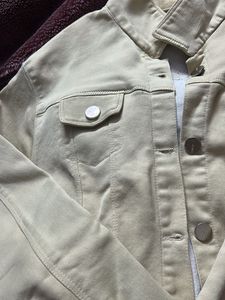 Beige Denim Jacket