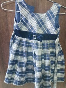 Cute Plaid Girls Dress