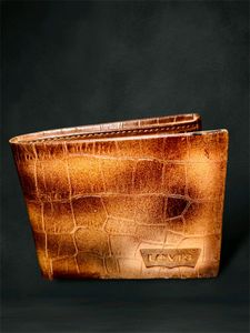Levis Genuine Leather Wallet Men&#39;s Wooden Box