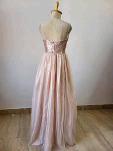 Net Sequined Gown...