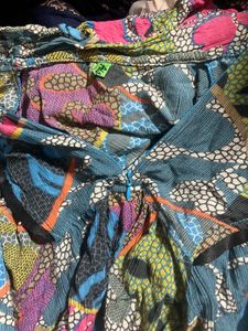 Colorful Patterned Blouse