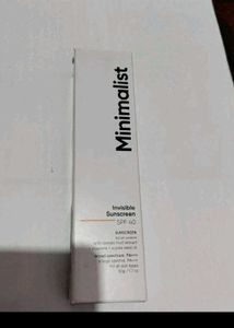Minimalist Brand New Seal Sunscreen No Coin Spf 40