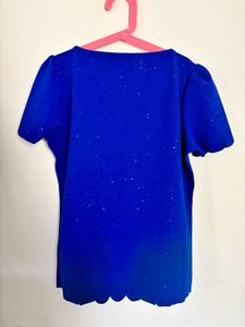 Sparkly Blue Mini Dress