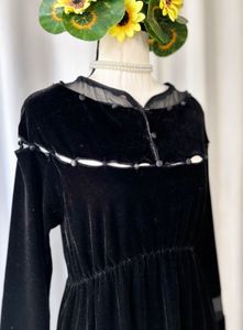 Korean Velvet Dress