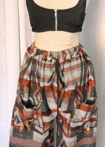Unisex Patterned Harem Pants