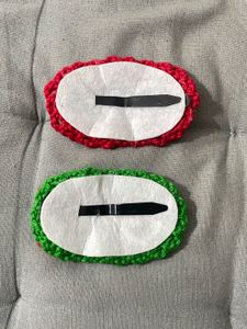 Crochet Hair Clips - Set of 2