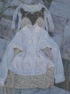 Vintage Victorian Style Ruffle Shirt