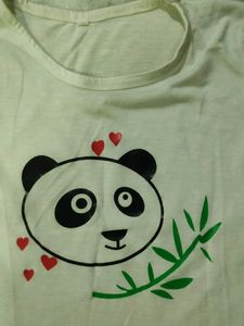 Cute Panda Crop Top