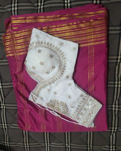 Mysore silk imitation with blouse