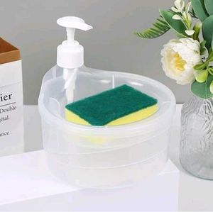 2-in-1 Soap Dispenser with Sponge