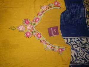 Embrodry Kurta Pant Set