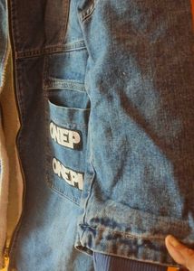 Denim Woolen Overcoat