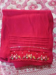 Embroidered Red Suit