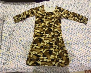 Camouflage Print Dress