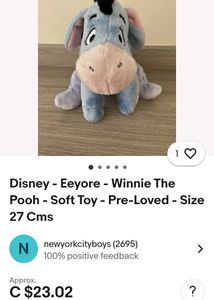 Disney Winnie The Pooh Soft Toy