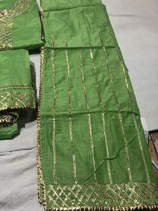 Green Embroidered Kurta Set