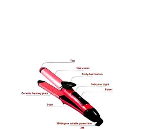 Professional 2 In One Hair Straighter And Curler ❤