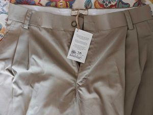 Thevasa Khaki Olive Trousers Size 32 - New with Ta