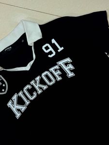 Max Black casual tee