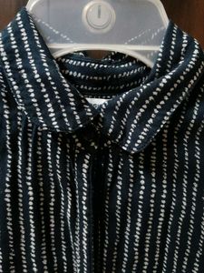 Striped Button-Down Shirt