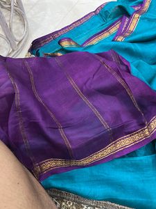 Saree With Lace On Border