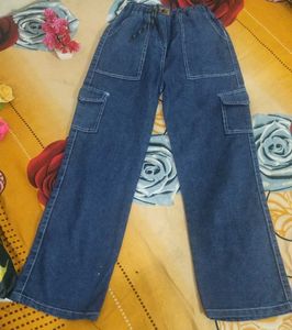 Wide Leg Denim Jeans