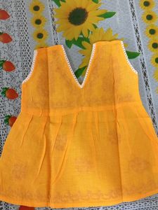 Pure Cotton 3-6 Months Baby Girl Petticoat