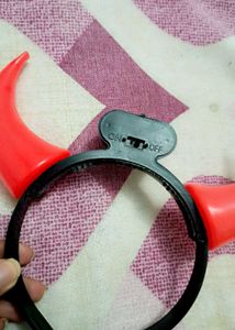 Halloween Red Lighted Horns Hairband