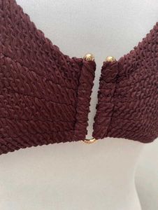 Free delivery...Brown Textured bra 36B