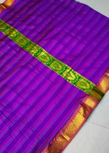 Multi Colour Kanjeevaram Silk Saree