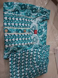 pure cotton kurti set