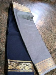 Elegant Grey Saree