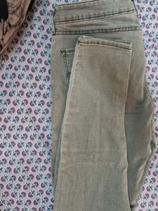 Gray Denim Jeans