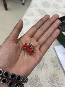 Pair Of Bangles With A Hairclip