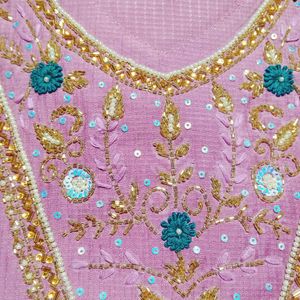 Embroidered Kurta set for diwali