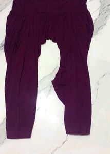 Purple Patiala Salwar Suit Set