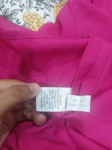 Pink Embroidered Top