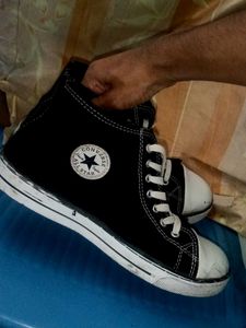 Black High Top Converse