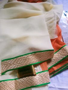 Gorgeous Embroidered Silk Saree