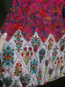 Floral Print Kurta