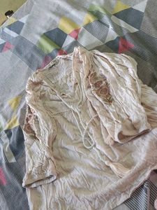 Embroidered Peasant Top