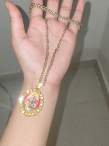 Radha Krishna Pendent Chain