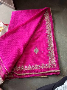 Chiffon Lahariya saree From Women