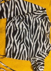 Zebra Print Top