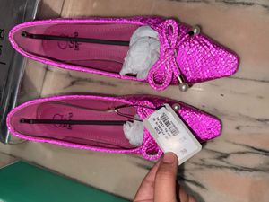 Pink redium short heel
