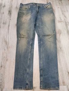 Worn Look Denim Jeans